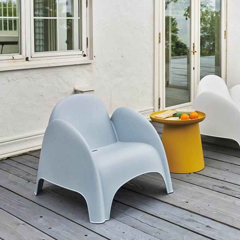 ガーデンチェア おしゃれ モダン デザイン デザイナーズ アート 流線型 曲線 オシャレ 椅子 ブルー 青 白 ホワイト ガーデニング 屋上 屋外 テラス ベランダ 通販 Lineポイント最大0 5 Get Lineショッピング