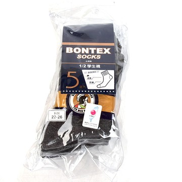 賓漢1/2學生襪-顏色隨機出貨