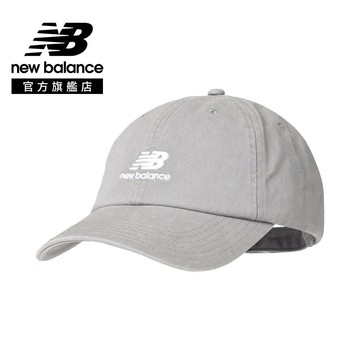 【New Balance】 NB NB刺繡棒球帽/復古帽_中性_灰色_LAH53003SLA