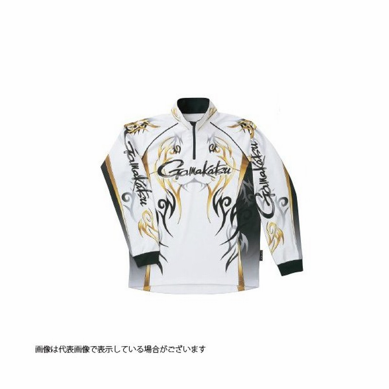 がまかつ ウェア Gm3531 2wayプリントジップシャツ 長袖 ホワイト L 通販 Lineポイント最大0 5 Get Lineショッピング