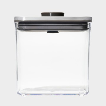OXO POP 不鏽鋼按壓保鮮盒 - 長方1.6L