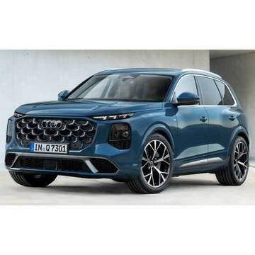 高雄門市 台灣製造 AUDI 奧迪 Q7 晴雨窗 休旅車 7人座 前晴 後晴 汽車 遮陽 3M背膠 防止飄雨