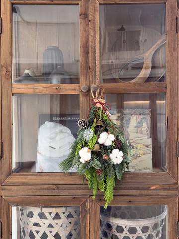 聖誕手工貴族松掛飾 Christmas door swag + Acrylic batch