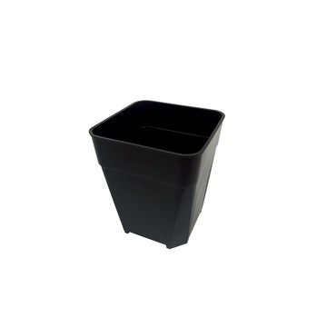 【蔬菜工坊】透氣加高型四方盆4吋 300個/件(黑色.白色共2色可選)黑色