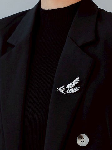 麥穗胸針高檔女奢華西裝別針配飾領針男襯衣毛衣西服扣針固定衣服