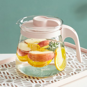 象印日本進口玻璃冷水壺家用耐高溫泡茶壺杯子套裝冰箱涼水壺大容