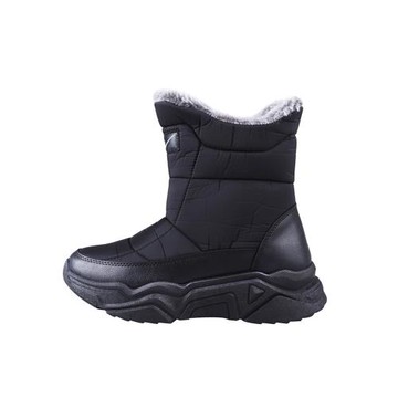 正品雙星八特運動鞋冬季加絨毛大棉鞋加厚女款中幫保暖厚底雪地靴