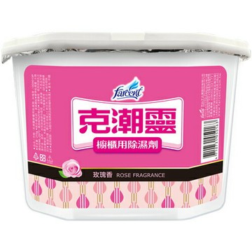 克潮靈 櫥櫃專用除濕劑 玫瑰香 400mlx4入組