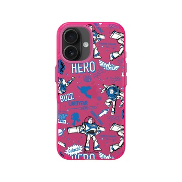 iPhone 16 Clear 粉漾桃 - 迪士尼-玩具總動員 Toy Story - 巴斯光年 Buzz is hero