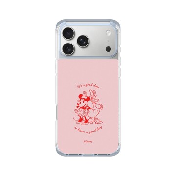 iPhone 17 Pro Max ClearX (MagSafe 兼容) 冰透藍 - 迪士尼-米奇 Mickey - 米妮與黛西 - It's a good day
