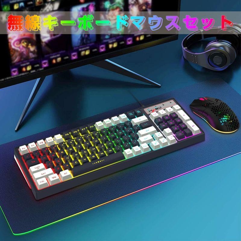 PC/Xbox/PS4/switch用 コンバーター付き 無線キーボード ゲーミング