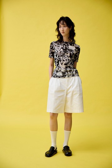 大圖章短袖上衣