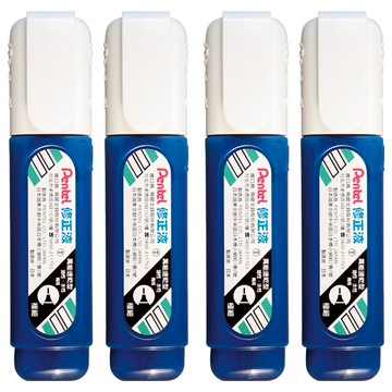 Pentel 飛龍文具 極細修正液  12ml  4個