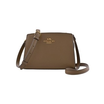 [平輸版] 【COACH】GIA深石灰防刮皮硬殼斜背包 真品平輸