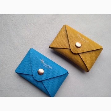 【長方形零錢包】義大利進口頭層牛皮,玫瑰金色五金,全新現貨