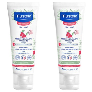 mustela 慕之恬廊 嬰兒敏弱修復潤膚霜  40ml  2條
