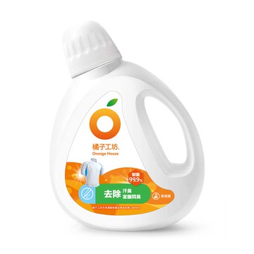 橘子工坊 天然無香精制菌洗衣精-去味除臭(1800ml)【居家生活便利購】