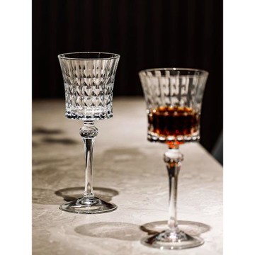 法國輕奢高檔紅酒杯家用水晶玻璃高腳白葡萄酒杯高顏值香檳杯套裝