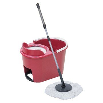 NEXCLEANS 舞水痕 V360L 萬用拖 手壓式拖把組 防潑水設計  1組  拖把桶42.5 x 28 x 26.2cm + 拖把布直徑35cm + 拖把桿伸縮總長118cm