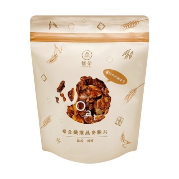 VERDO 惟朵 裸食纖維燕麥脆餅 法式可可口味  100g  1包