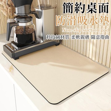 現貨~簡約桌面防滑吸水墊（一組3片） 顏色：隨機 尺寸：約20*30公分