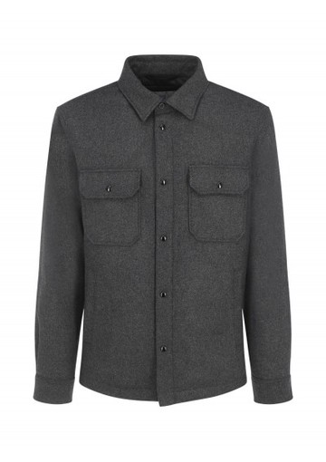 Woolrich Woolen - Shirt - Mens - Grey