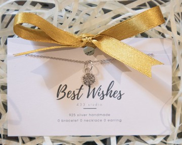 925 SILVER 雪花 頸鏈 - 銀 - 頸鏈