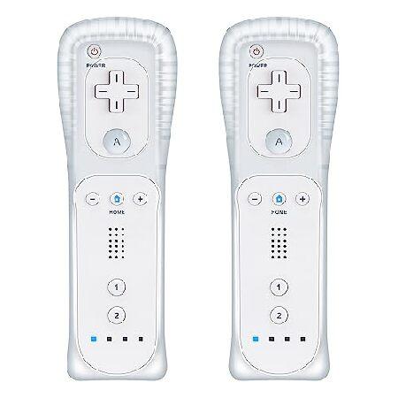 Lyyes Wii Controller Pack, Wii Remote Controllers with Silicon