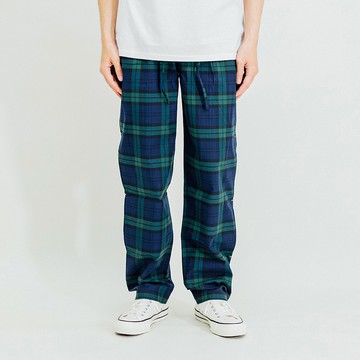 Literaria Automotive－側散熱格紋長褲 Side-vented Trousers