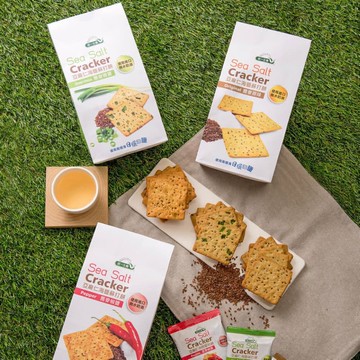 【統一生機】蕎麥青蔥亞麻仁海鹽蘇打餅2件組