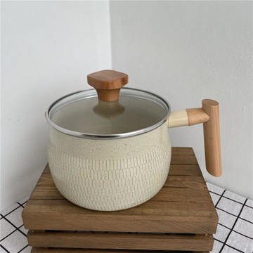 【！新穎奶杯】日式不粘鍋湯鍋煮面熱牛奶煎鍋電磁爐燃氣灶通用輕