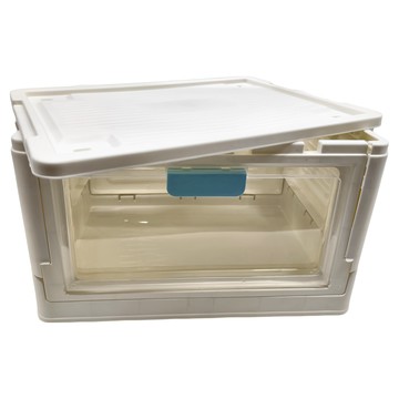 妃妃嚴選 摺疊收納箱 大款 藍色 ABS材質  38 x 27.5 x 23.5cm  1個