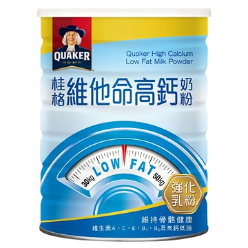 QUAKER 桂格 高鈣維他命低脂奶粉  825g  1罐
