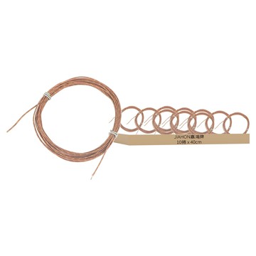 JIAHON嘉鴻牌 K型熱電偶測溫線 回溫爐/高溫用 GGK36 線 + 點焊 40cm  10捲