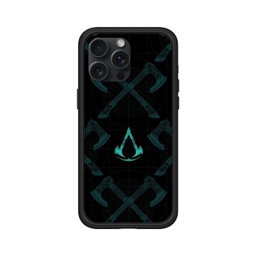 iPhone 15 Pro Max Mod NX 黑 - Assassin's Creed - Valhalla - Dual Axes