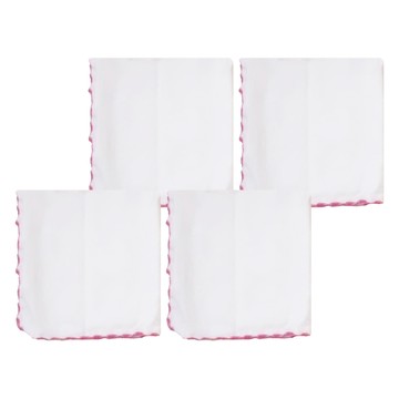 HiBOU 純棉雙面織紗布巾  深色  25 x 25cm