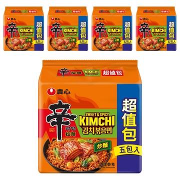 NONGSHIM 農心 辛辣白菜炒麵 超值包 137g  25包