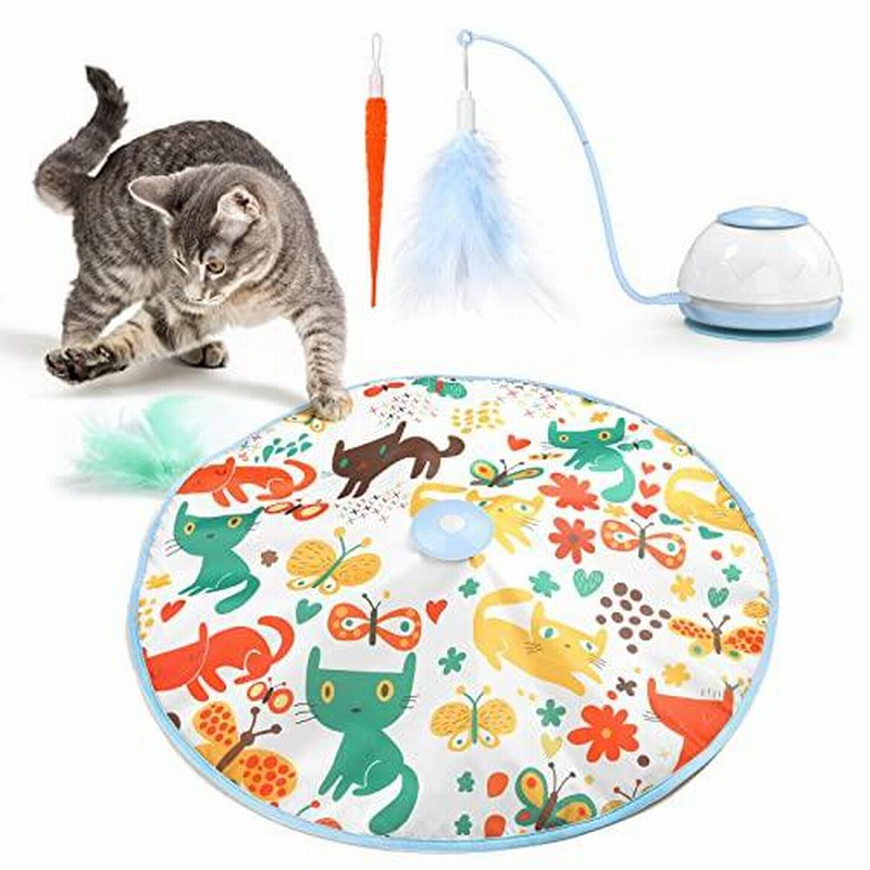 猫のおもちゃ カラフル パステルカラー 猫じゃらし2本セット
