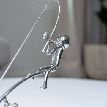 臺灣8H出🌈新品漁夫The Fisherman Balancing Sculpture平衡工藝品桌麵擺件 XMTI