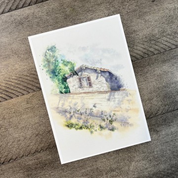 House Behind the Wall | 手繪明信片 | NB 系列