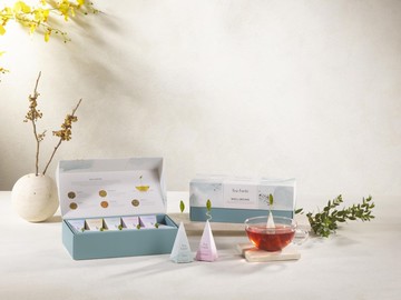 Tea Forte 10入金字塔型絲質茶包禮盒 - 養生韻心