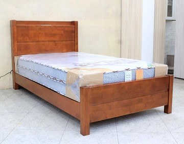 歐風別館丹堤柚木.5尺色3單人實床木架系列四~usb充電