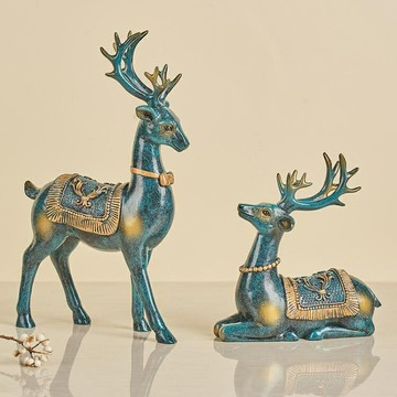 ☆精選好物歐式客廳電視櫃酒櫃裝飾品美式創意家居小擺設紅酒架擺件結婚禮物 雙11全館免運