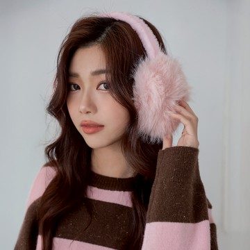 niceioi 冬日軟萌蓬鬆毛絨保暖耳罩