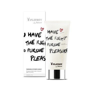 relove x playboy聯名 胺基酸 女性私密清潔凝露 120ml-麝香鼠尾草香