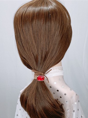 韓國小清新森女系水晶玻璃發繩簡約發圈成人扎頭發皮筋少女心頭繩