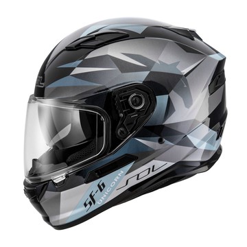 【國產首選全罩】SOL SF6 獨角獸 黑銀 全罩安全帽