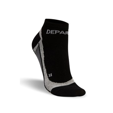 【蒂巴蕾】石墨烯氧化鋅抑菌消臭襪-足弓支撐 飛碟-黑色