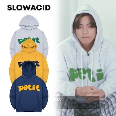 BTS V着用 PETIT BOUCLE HOODIE パーカー 韓国正規品 | LINEショッピング