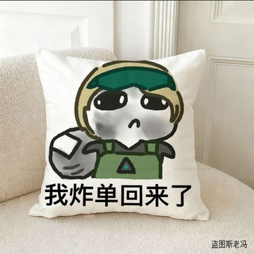 台灣發貨 三角洲行動周邊 三角洲抱枕 三角洲沙發抱枕 沙發靠墊 可愛蜂衣抱枕 遊戲周邊 靠枕靠墊 抽象搞笑生日禮物